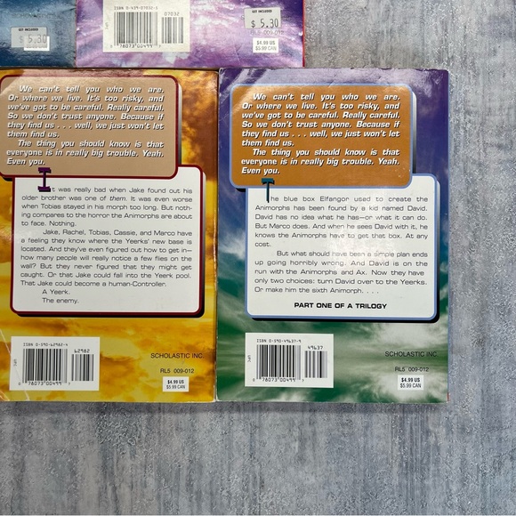 Animorphs Paperback Book Lot Of 5. #’s 6, 19, 20, 32 & 36 - Picture 8 of 9